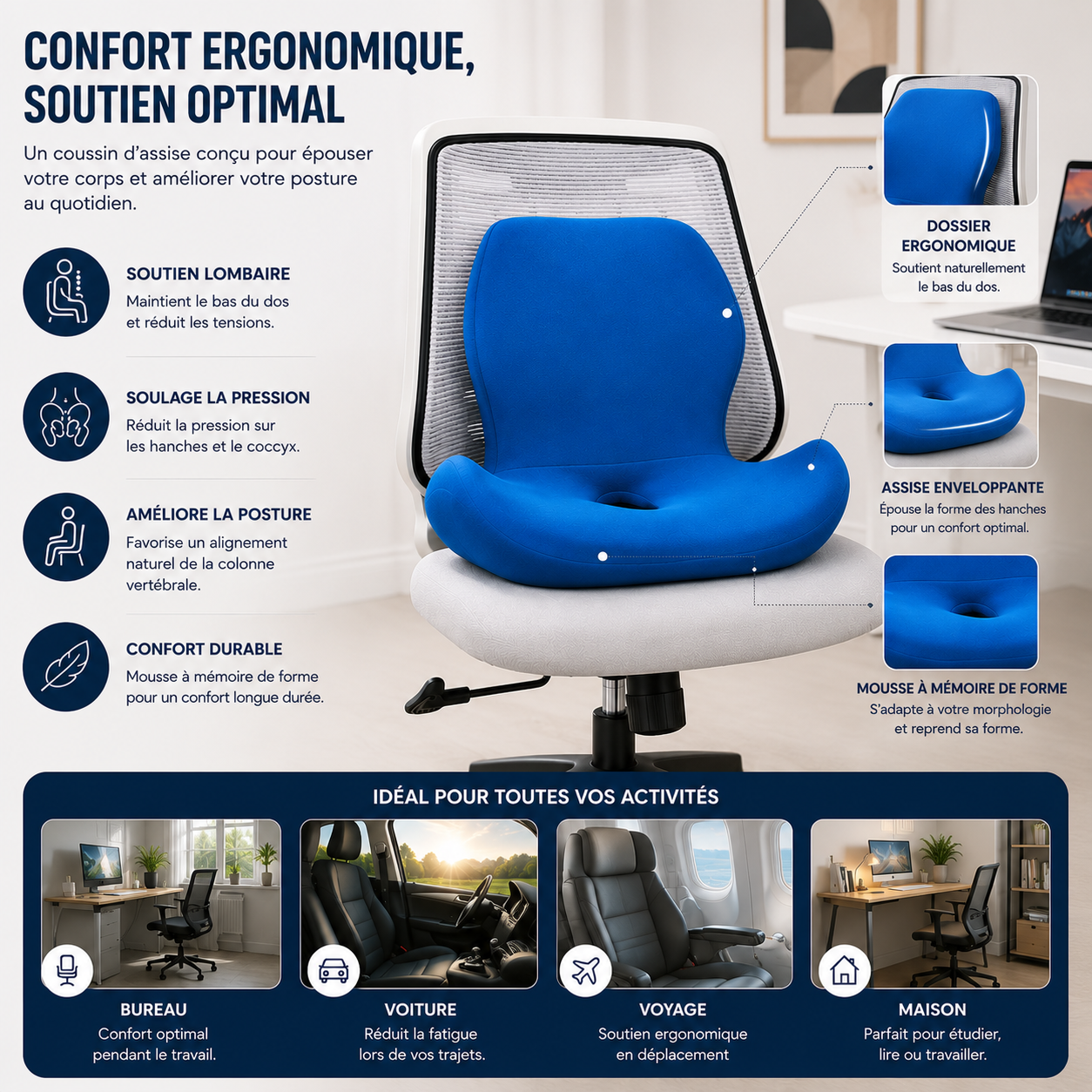 Coussin d'Assise Ergowova™