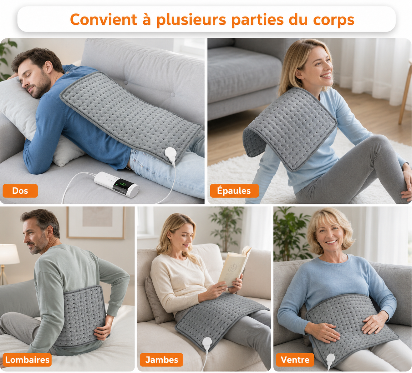 Coussin Chauffant Électrique Ergowova™