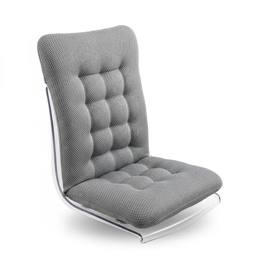 Coussin de chaise ergonomique Ergowova assise et dossier matelassé fond blanc